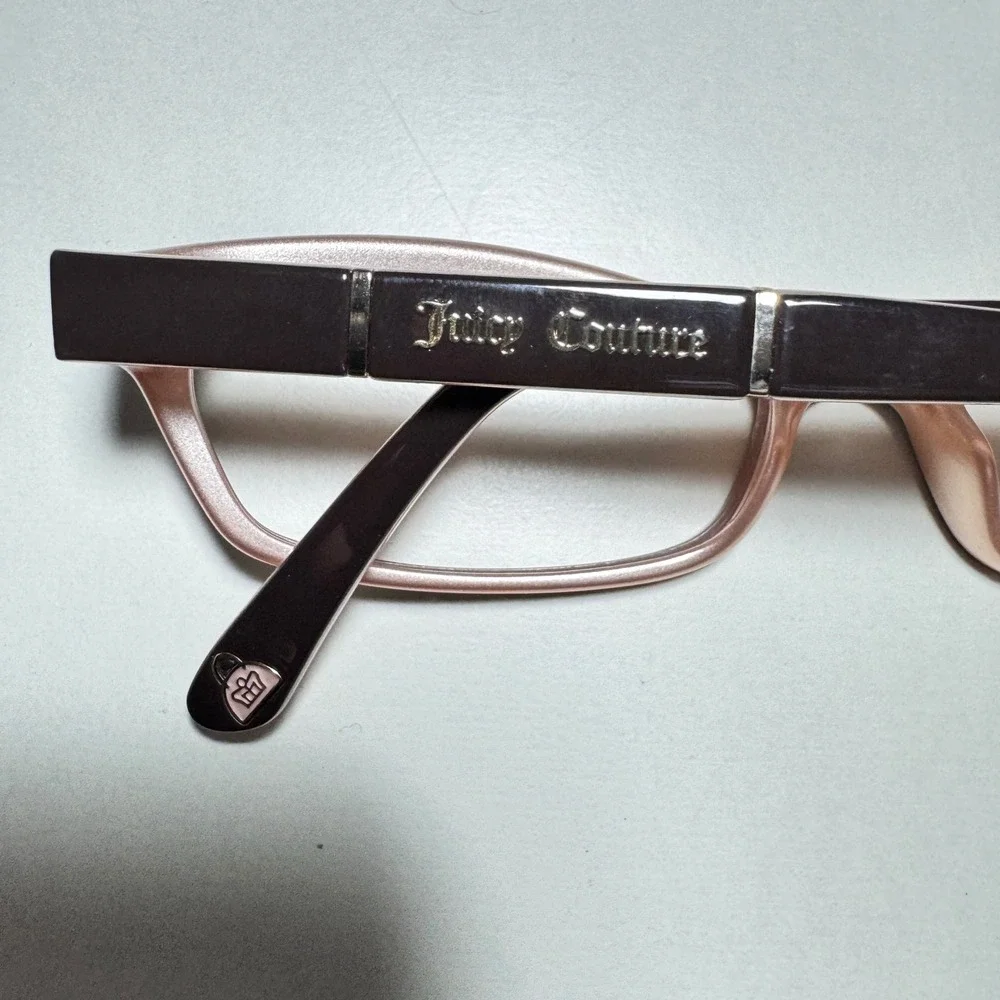 Juicy Couture Berkin ERN 135 Black Rose Gold Eyeglasses Frames Queen Everything